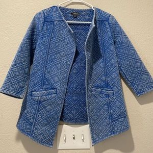 Lucky Brand Light Blue Cardigan Sweater womens XS